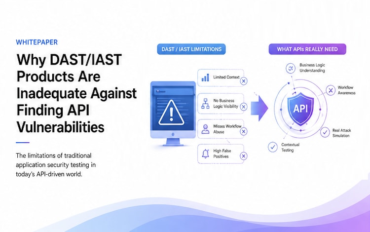 Why DAST/IAST products are inadequate against finding API vulnerabilities